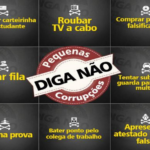 CGU faz campanha para intensificar o fim de pequenas corrupções que são rotineiras na sociedade