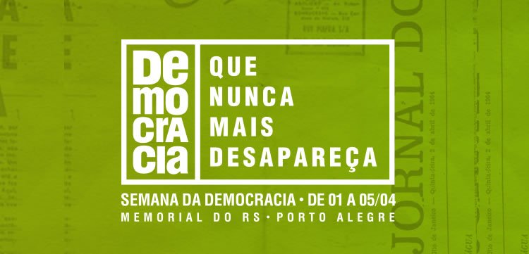 Participe da Semana da Democracia