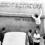Junho de 1968 acontecia a passeata dos cem mil contra a ditadura militar do Brasil